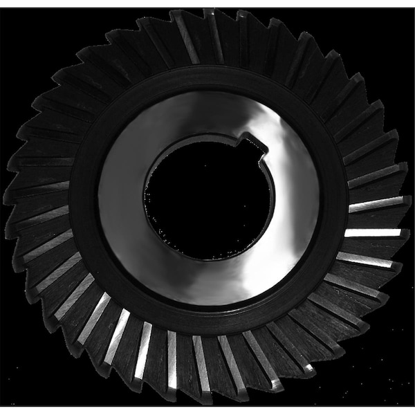 Bissell Full Radius Straight Tooth with Side Chip Saw; High Speed Steel - 3 dia. x 0.62 Wide x 1 Hole - HO1009349
