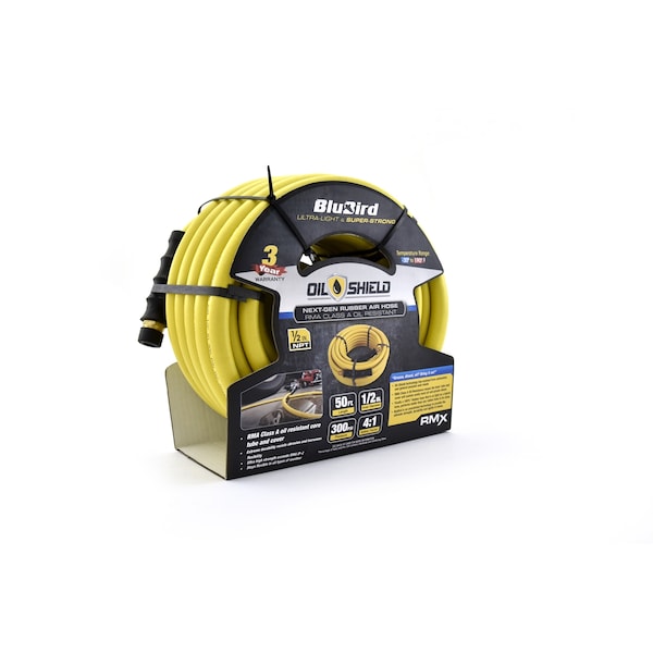 Rmx Industries Blubird Oil Shield 1/2 In. X 50 Ft. Air Hose - BLBOS1250