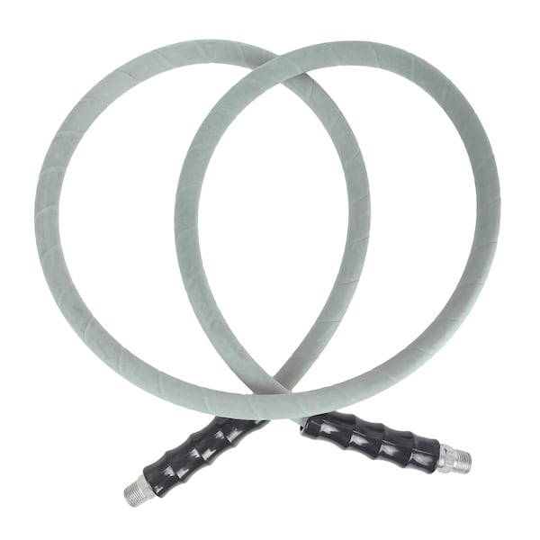 Blushield BluShied Rubber 3/8" x 4' Single Wire Pressure Washer Jumper Hose - PWSW3804