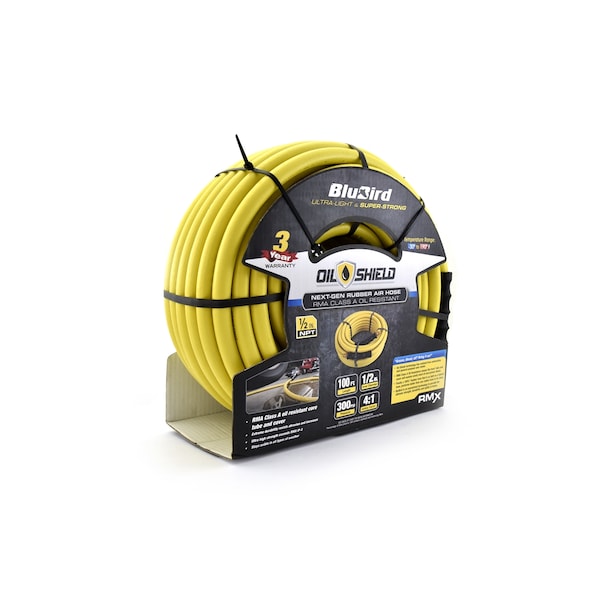 Rmx Industries Blubird Oil Shield 1/2 In. X 100 Ft. Air Hose - OS12100