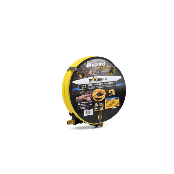 Rmx Industries Blubird Oil Shield Rubber Air Hose 3/8 In. X 10 Ft - OS3810