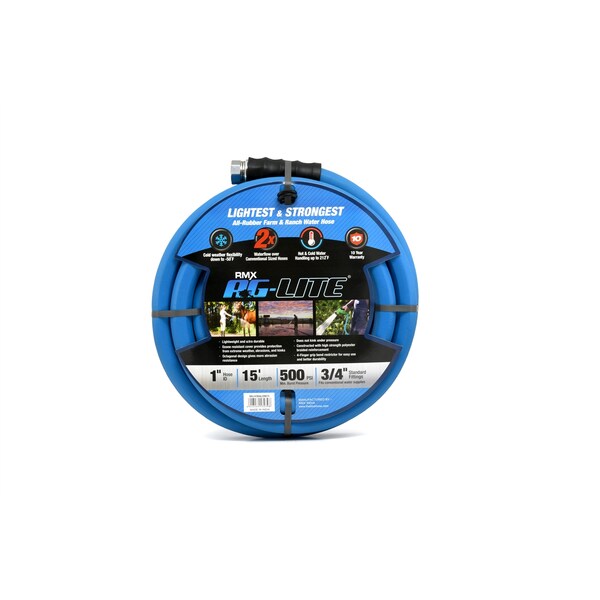 Rmx Industries Blubird Ag-Lite Bsalone15 Rubber Hot & Cold Water - BSALONE15