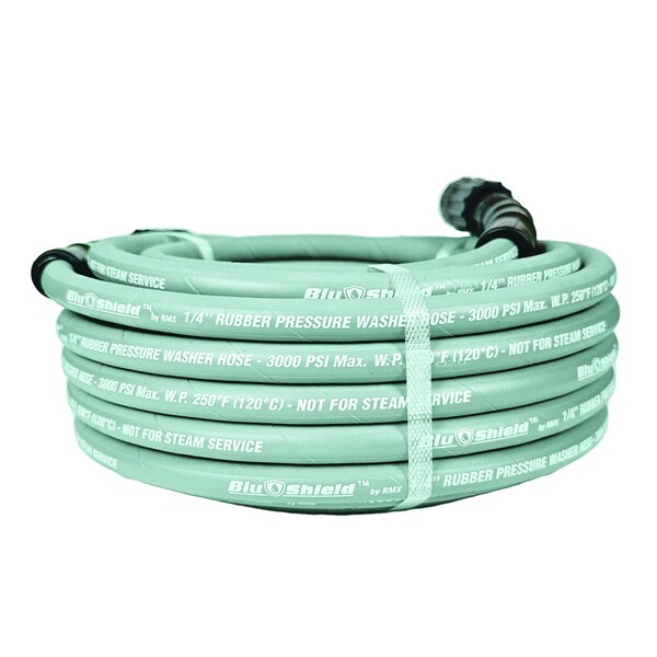 Blushield Blushield Rubber Pressure Washer Hose Assembly 1/4" x 50' w/ M22 Non Marking - PW1450-NM