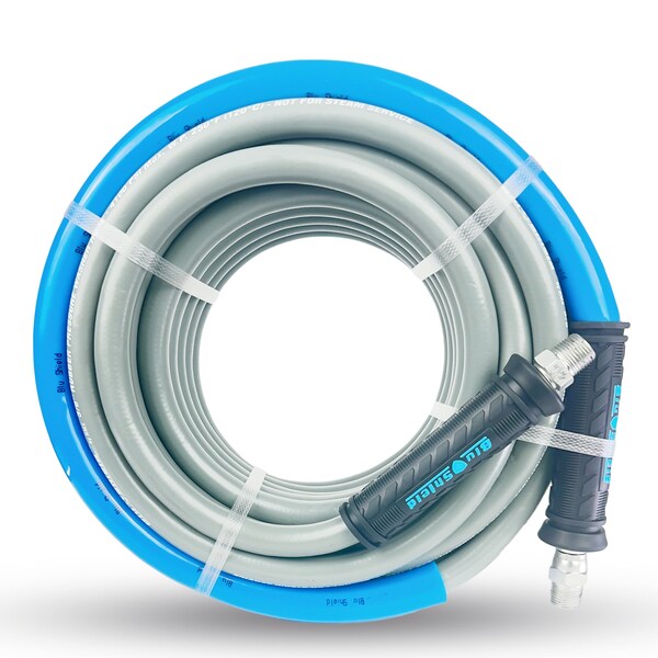 Blushield BluShield Double Wire 3/8" X 50 ft 6K PSI Pressure Washing Hose - PWDW3850