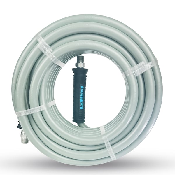 Blushield BluShield Double Wire 3/8" X 50 ft 6K PSI Pressure Washing Hose - PWDW3850