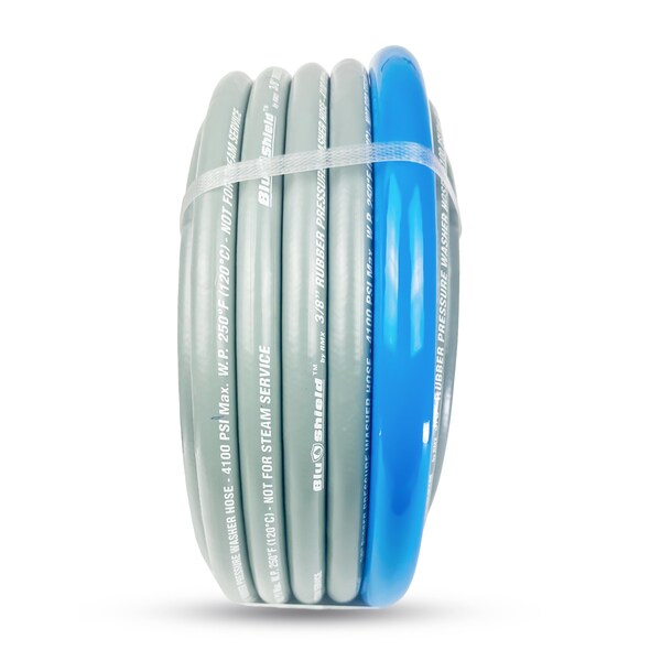 Blushield BluShield Double Wire 3/8" X 50 ft 6K PSI Pressure Washing Hose - PWDW3850