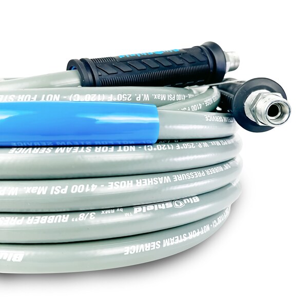 Blushield BluShield Double Wire 3/8" X 100 ft 6K PSI Pressure Washing Hose - PWDW38100