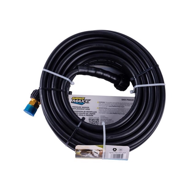 Surfacemaxx 1/4 in. D X 50 ft. L M22 Replacement Pressure Washer Hose 3200 psi - SMX-PWA307