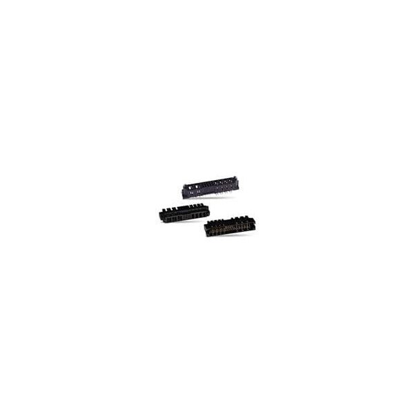 Fci Board Connector, 60 Contact(S), 4 Row(S), Male, Right Angle, Solder Terminal, Locking, Receptacle - 51939-152LF
