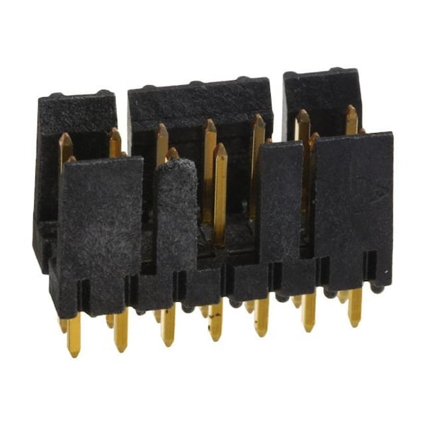 Fci Board Connector, 14 Contact(S), 2 Row(S), Male, Straight, 0.1 Inch Pitch, Solder Terminal, Latch,  - 69168-114