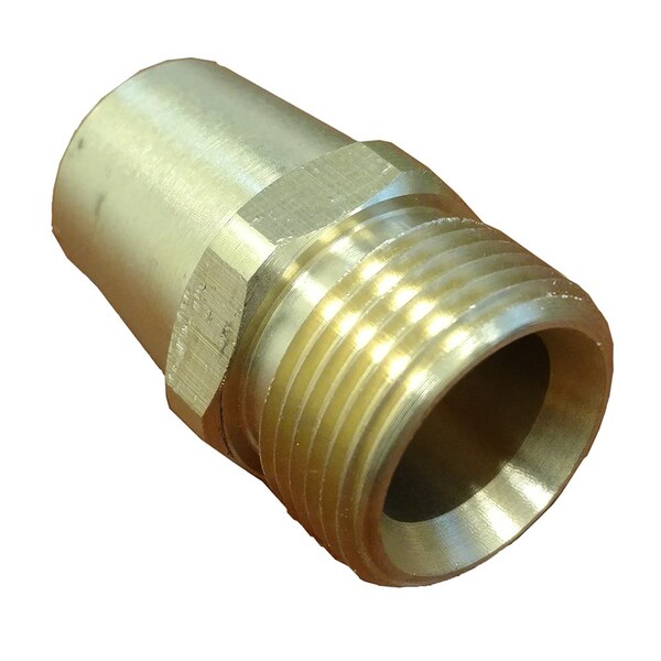 Forney Screw Nipple, M22M x 1/4 in FNPT Italian - 75118