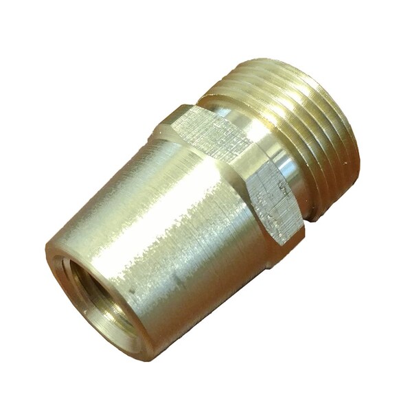 Forney Screw Nipple, M22M x 1/4 in FNPT Italian - 75118