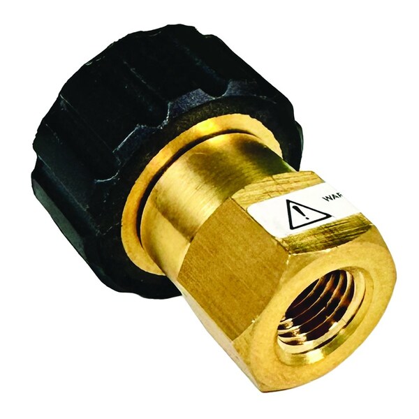 Blushield BluShield 1/4" Female Pipe Thread x Female Metric Pressure Washer Adapter - PWA008