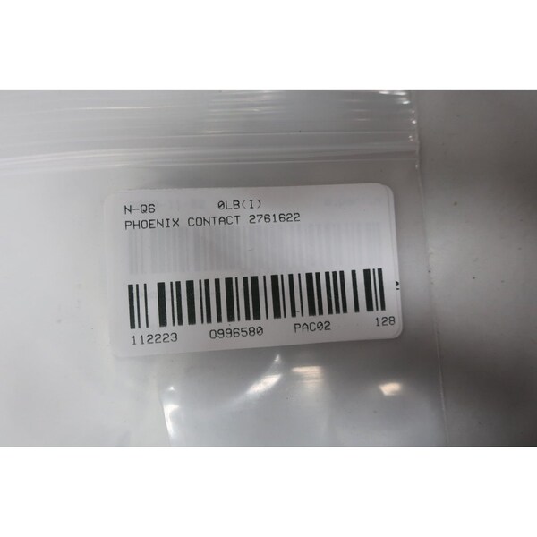 Phoenix Contact PHOENIX CONTACT 2761622 D-SUB BUS CONNECTOR TERMINAL AND CONTACT BLOCK - 2761622