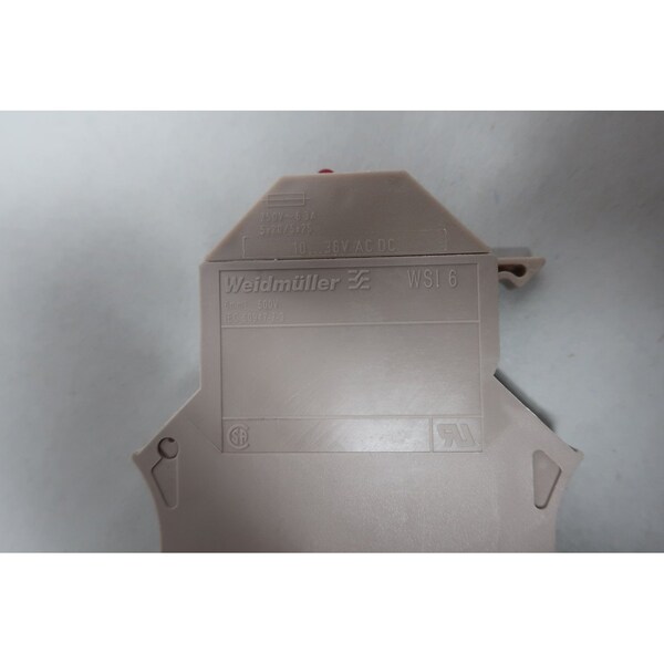 Weidmuller Terminal and Contact Block, 10PK - WSI 6/LD 10-36V DC/AC
