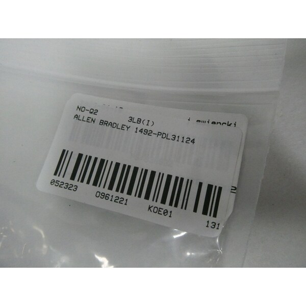 Allen Bradley Power Distribution Block 335A 600V-Ac Terminal And Contact Block - 1492-PDL31124
