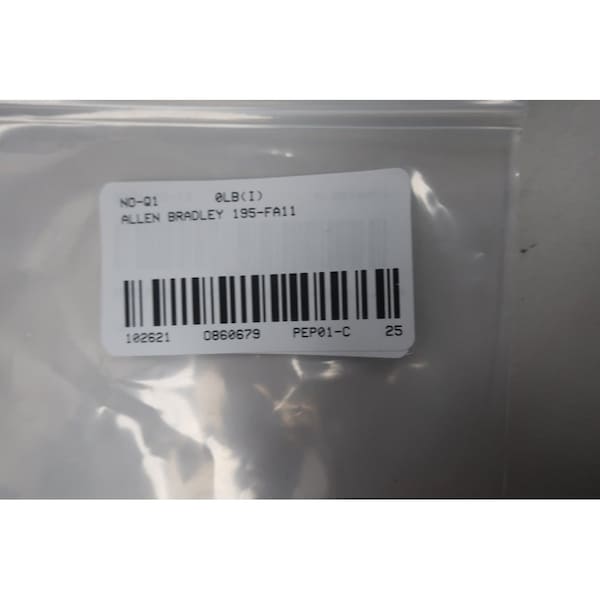 Allen Bradley Auxiliary Terminal And Contact Block - 195-FA11