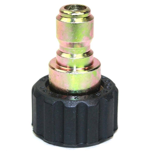 Interstate Pneumatics 3/8 Inch Steel Plug x M22 Female Threads - PW7156