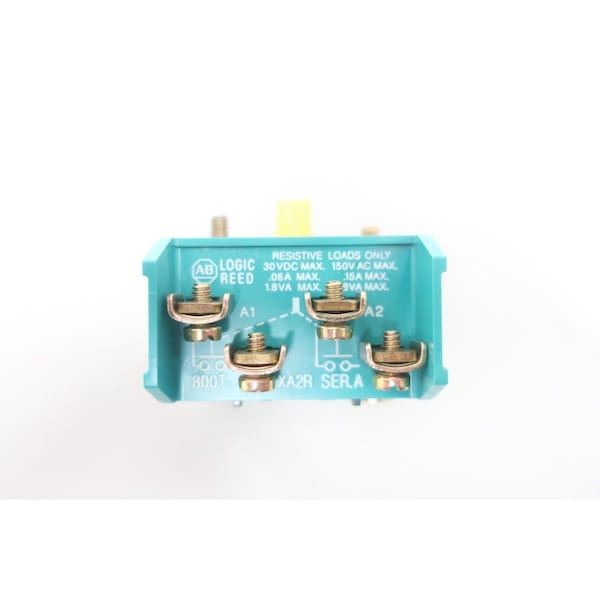Allen Bradley Logic Reed Terminal And Contact Block - 800T-XA2R