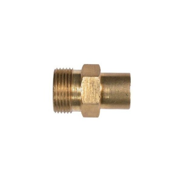 Midland Industries High Pressure Coupler, Straight Through, M22 Screw Inlet, 38 FNPT Outlet, 4000 psi Pressure, 212 - 86006