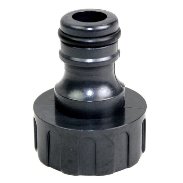 Interstate Pneumatics Black Plastic 3/4-11.5 (GHT) Female Garden Hose Plug - PW7138