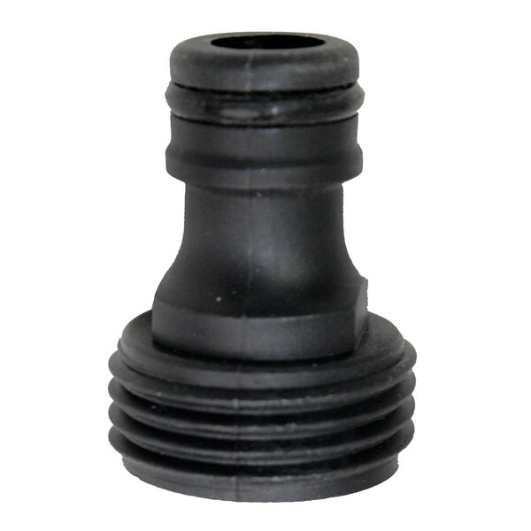 Interstate Pneumatics Black Plastic 3/4-11.5 (GHT) Male Garden Hose Plug - PW7139