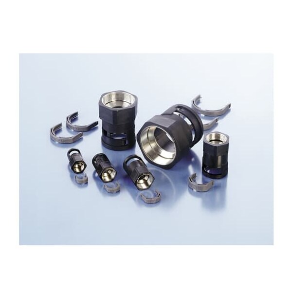 Pma NVIZR-P488, FTNG FEM PG48 NW48 PA6/BR IP68 BLK - NVIZR-P488