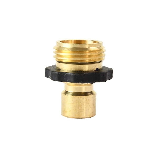 Interstate Pneumatics M22 Male Fitting x 1/4 Inch Quick Couplings, Brass, 2700 PSI - PW7157