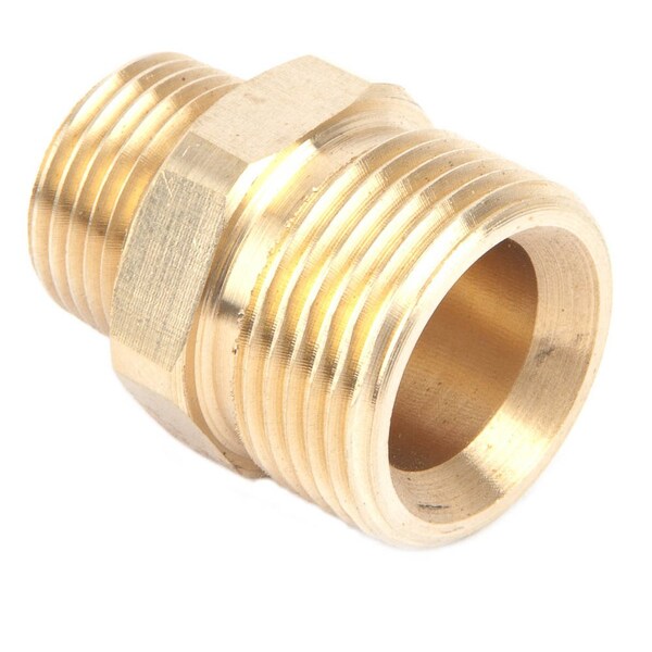 Forney Screw Nipple, M22M x 3/8 in MNPT - 75117