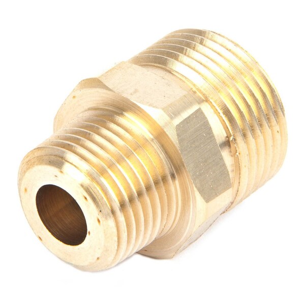 Forney Screw Nipple, M22M x 3/8 in MNPT - 75117