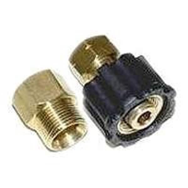 Mi-T-M Screw Connect, 3/8 in Connection, FNPT x M22, Brass - AW-0017-0035