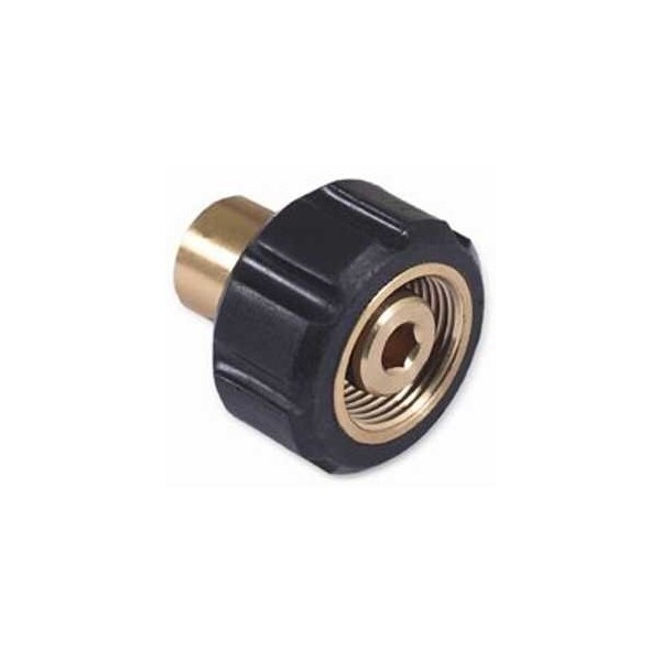 Mi-T-M Screw Coupler, 1/4 in Connection, FNPT x M22 - AW-0023-0488