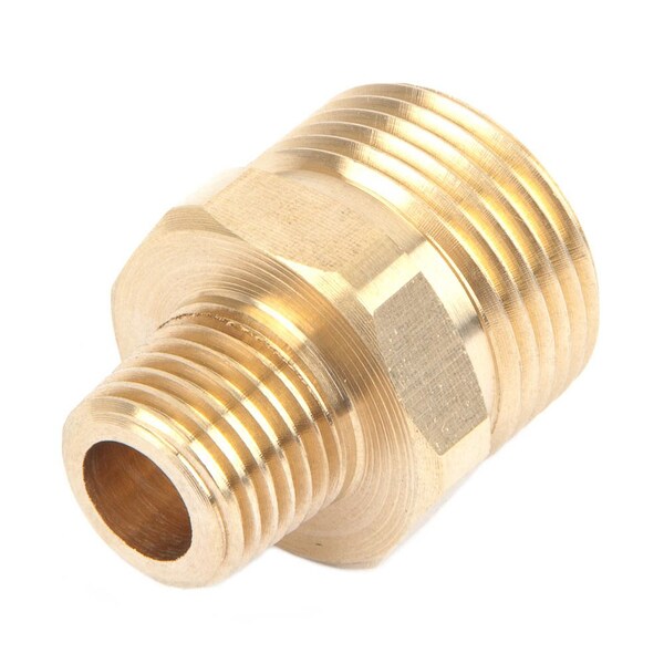 Forney Screw Nipple, M22M x 1/4 in MNPT - 75115