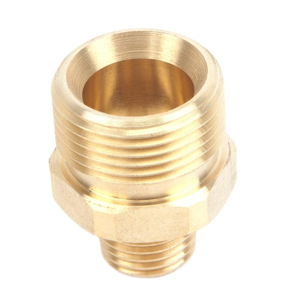 Forney Screw Nipple, M22M x 1/4 in MNPT - 75115