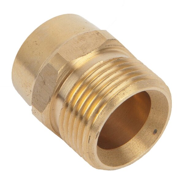 Forney Screw Nipple, M22M x 1/4 in FNPT - 75114