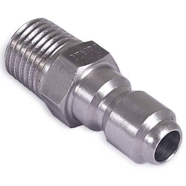 Mi-T-M Quick-Connect Coupler, 1/4 (M) x 1/4, Max. Pressure: 6, 000 psi - 17-0002