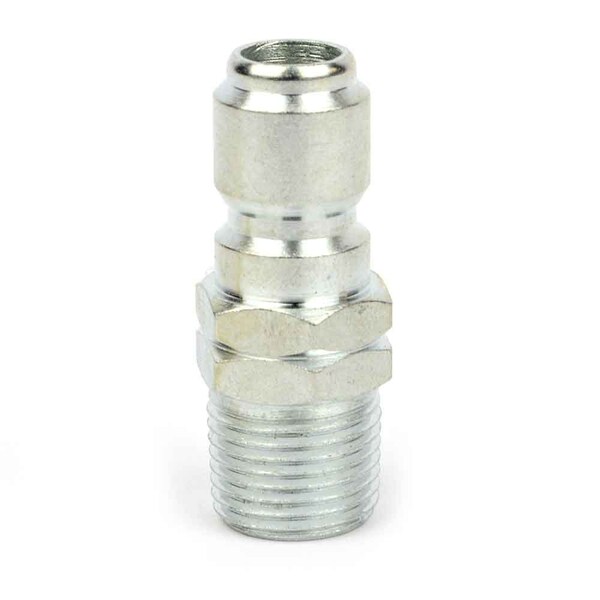 Interstate Pneumatics Pressure Washer 3/8 Inch MNPT Steel Plug 5200 PSI - PW7143