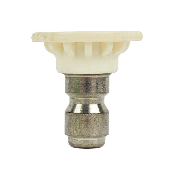 Interstate Pneumatics Pressure Washer 1/4 Inch Quick Connect High Pressure Spray Nozzle Tip - White - PW7104-DW