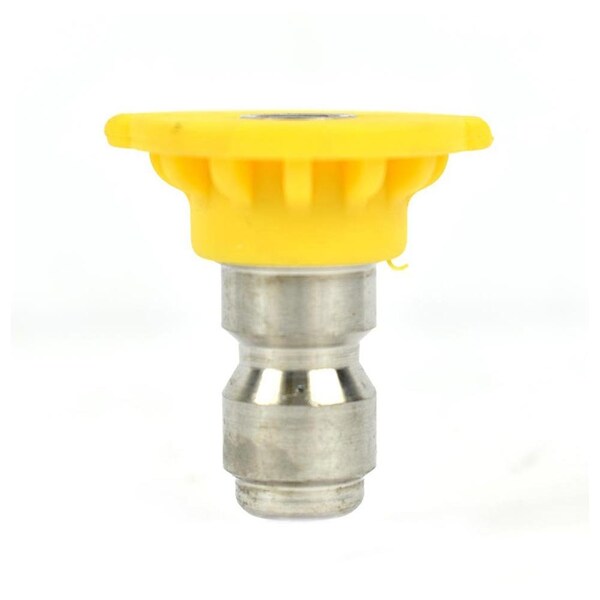 Interstate Pneumatics Pressure Washer 1/4 Inch Quick Connect High Pressure Spray Nozzle Tip - Yellow - PW7101-DY