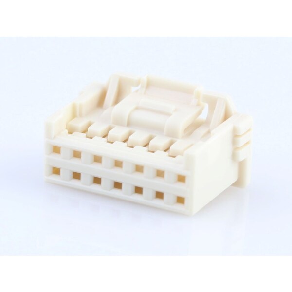 Molex Board Connector, 14 Contact(S), 2 Row(S), 0.079 Inch Pitch, Locking, Natural Insulator, Receptacle - 5016461400