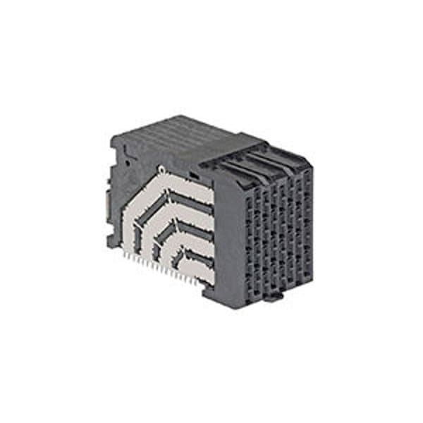 Molex Board Connector, 64 Contact(S), 8 Row(S), Female, Right Angle, 0.075 Inch Pitch, Press Fit - 1713201038