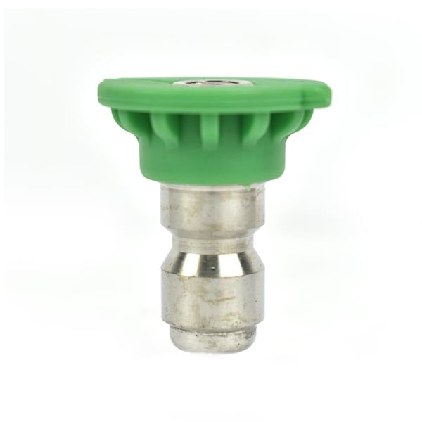 Interstate Pneumatics Pressure Washer 1/4 Inch Quick Connect High Pressure Spray Nozzle Tip - Green - PW7104-DG