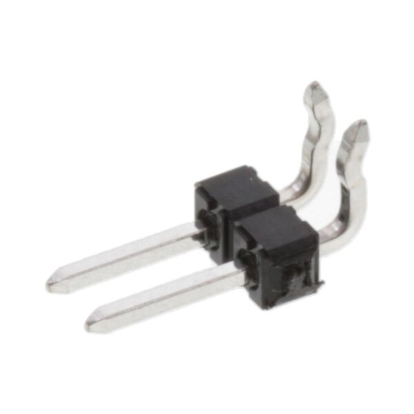Molex Board Connector, 2 Contact(S), 1 Row(S), Male, Right Angle, 0.1 Inch Pitch, Solder Terminal,  - 22289020