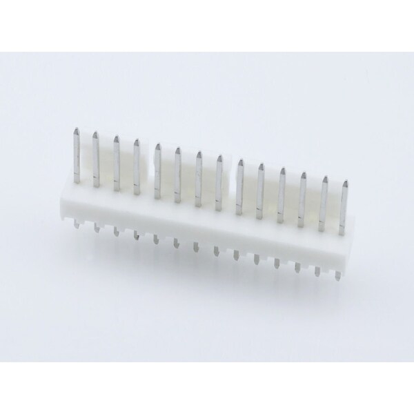 Molex Board Connector, 14 Contact(S), 1 Row(S), Male, Straight, 0.1 Inch Pitch, Solder Terminal, Friction - 22232141