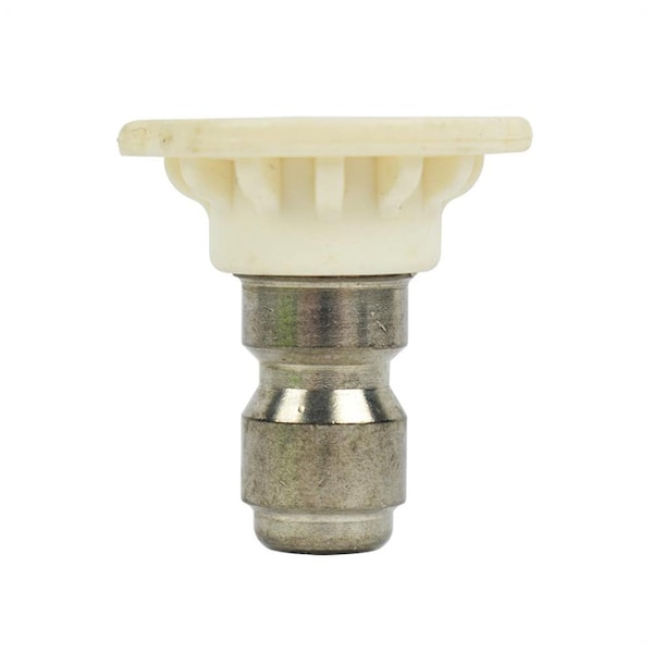 Interstate Pneumatics Pressure Washer 1/4 Inch Quick Connect High Pressure Spray Nozzle Tip - White - PW7103-DW
