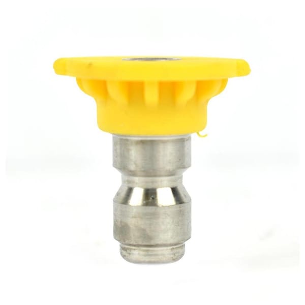Interstate Pneumatics Pressure Washer 1/4 Inch Quick Connect High Pressure Spray Nozzle Tip - Yellow - PW7104-DY