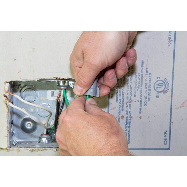 Gardner Bender HexLok Wire Connector, 14 to 6 AWG Wire, Copper Contact, Thermoplastic Housing Material, Gray - 25-2H2