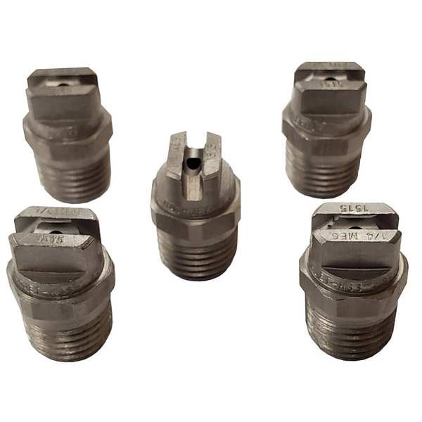 Zoro Select Spray Nozzle, Size 15,5000 psi, PK5 - NZMEG5P15-150