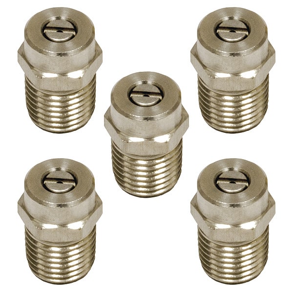 Zoro Select Spray Nozzle, Male, Size 8.0, PK5 - 1MDG5