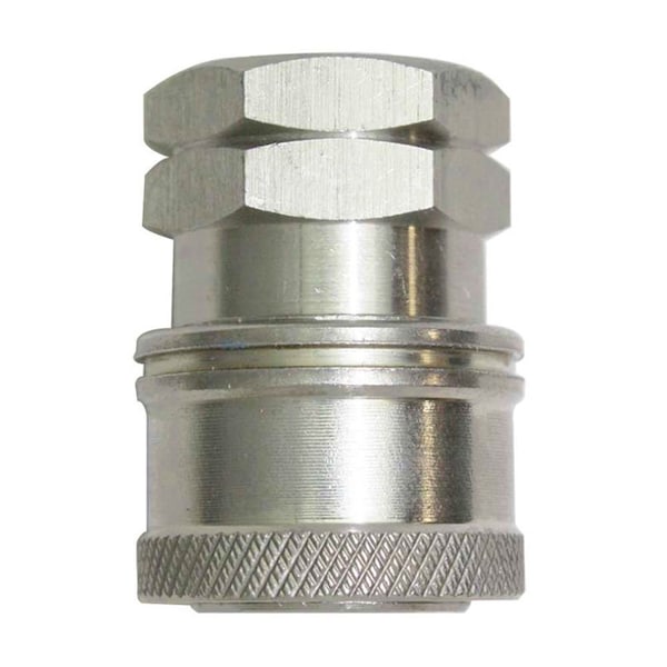 Interstate Pneumatics Pressure Washer 1/4 Inch FNPT Stainless Steel Coupler 5200 PSI - PW7135
